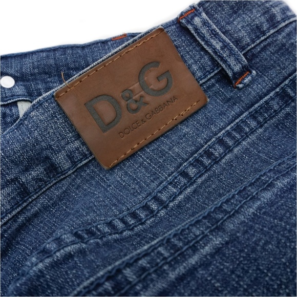D&G DOLCE & GABBANA Ladies Classic Mid-Rise Blue Jeans - Picture 7 of 15